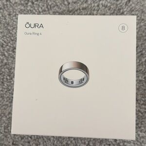 Oura Ring 4, Rose Gold, Size 8